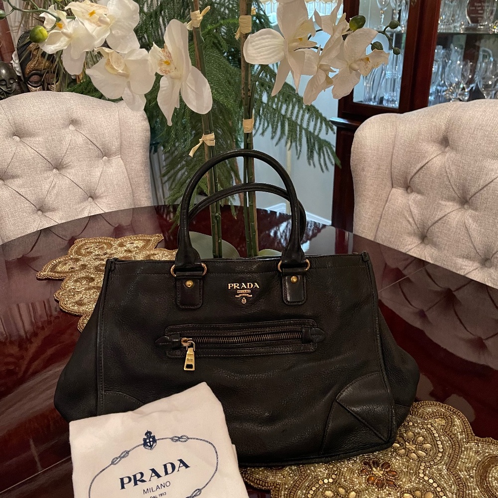 Vintage Prada Deerskin Handbag